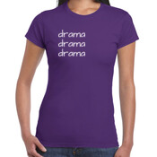 Womens Drama Gildan Slim Fit Tee