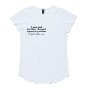 Womens Mali Boutique Capped Sleeve Tee