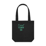 Homewares I Need Vitamin Sea canvas bag