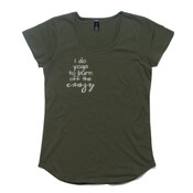 Womens Burn off the Crazy Mali Boutique Capped Sleeve Tee