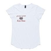 Womens Purr More Mali Boutique Capped Sleeve Tee