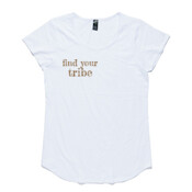 Womens Find your Tribe Mali Boutique Capped Sleeve Tee